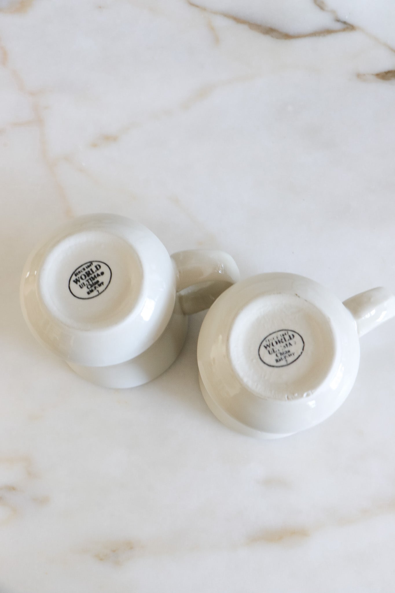 Vintage Restaurantware Mugs