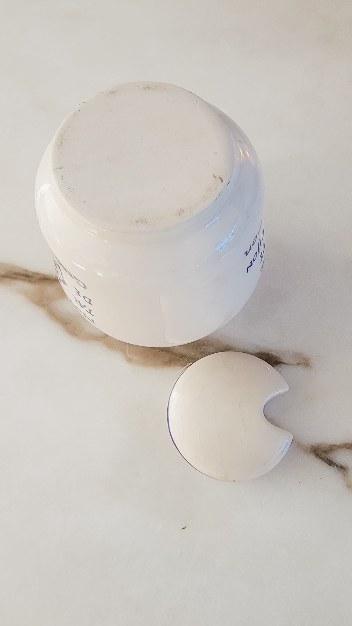 Vintage Fine de Dijon Grey Poupon Mustard Jar