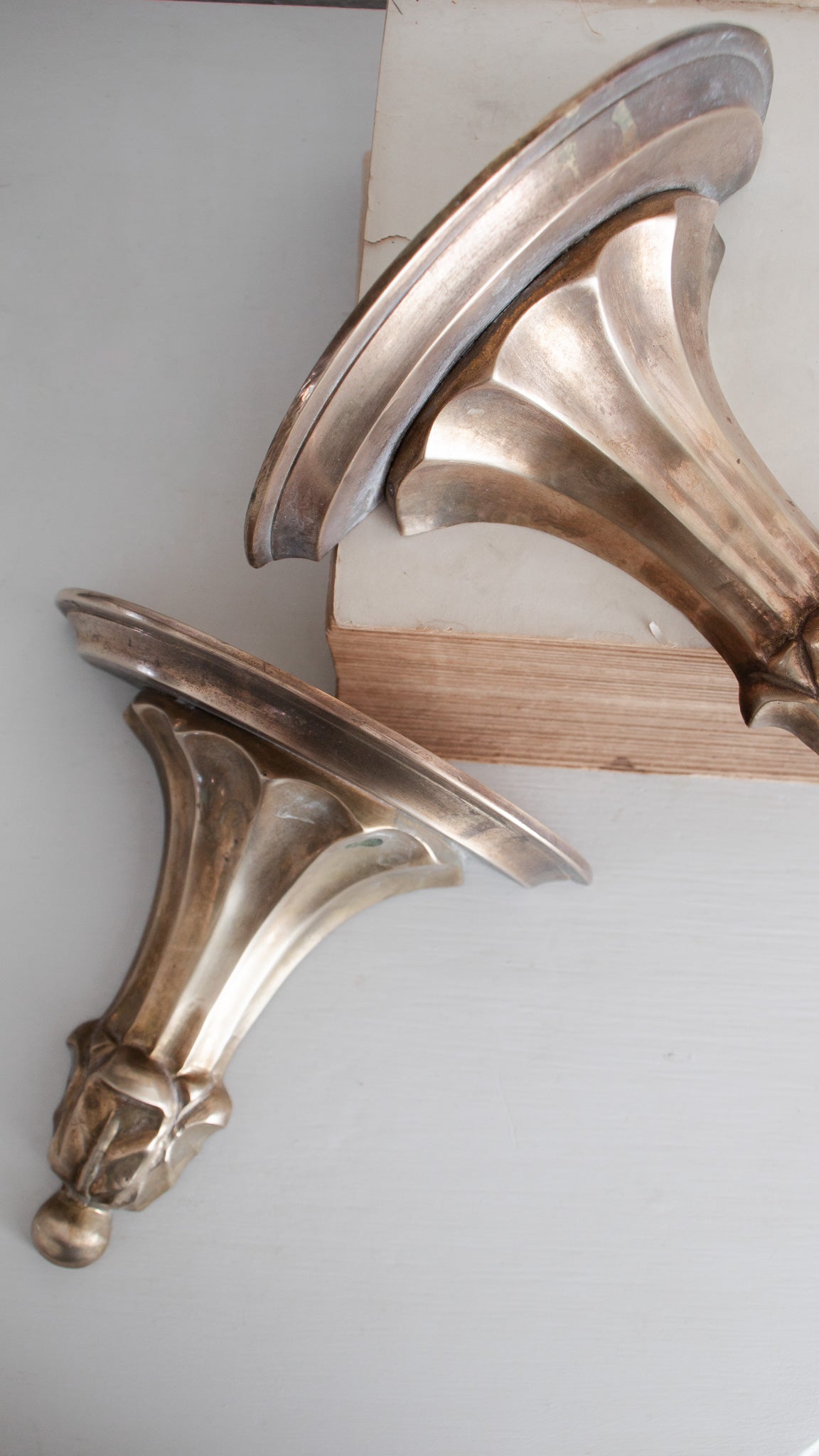 Vintage Brass Wall Sconces