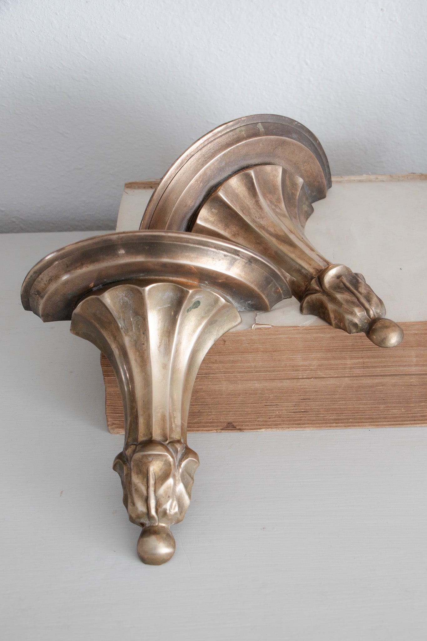 Vintage Brass Wall Sconces