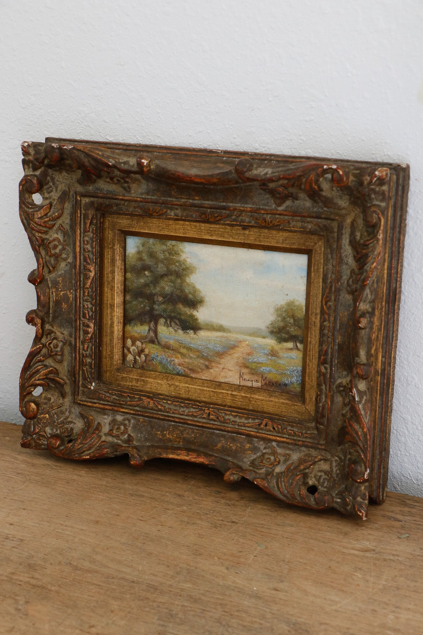Vintage Landscape Framed Painting