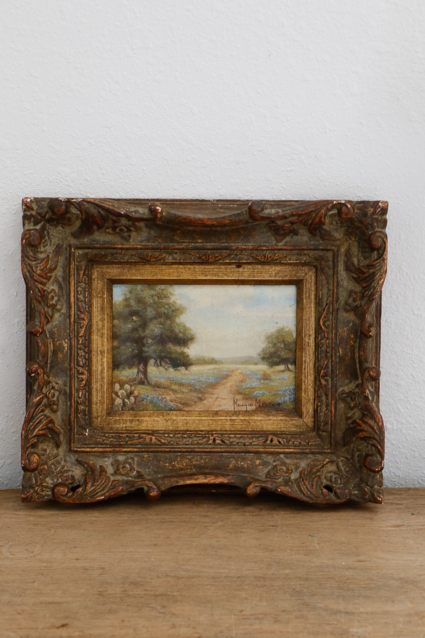 Vintage Landscape Framed Painting