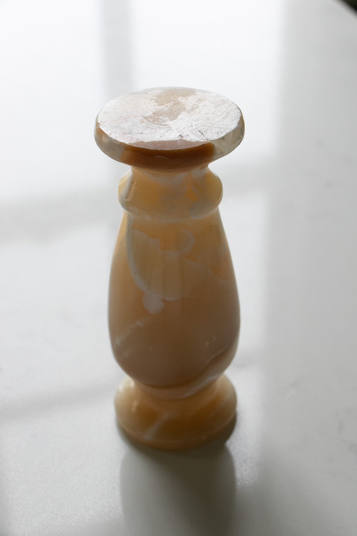 Alabaster Stone Bud Vase