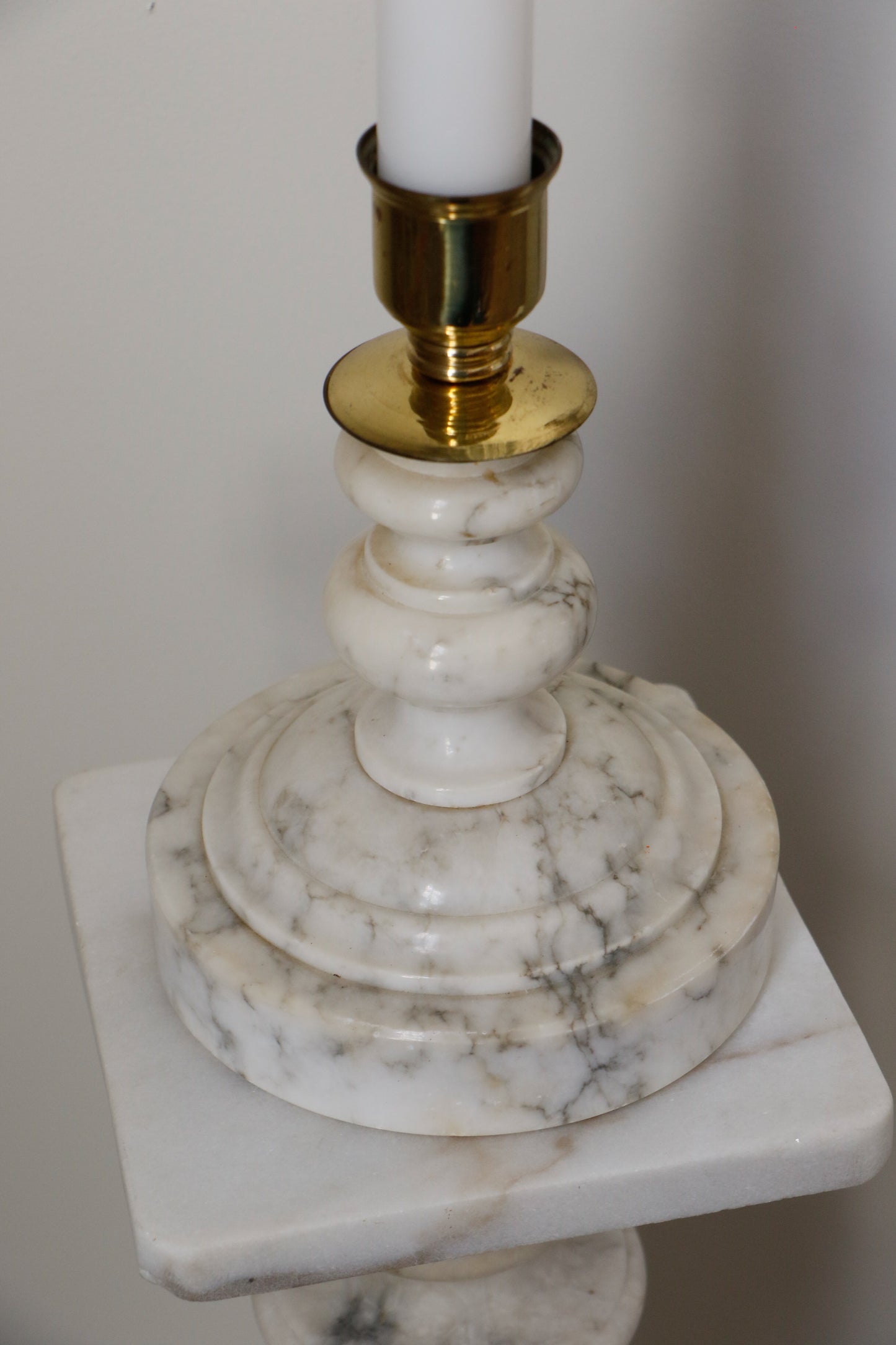 Vintage Marble Candle Holder