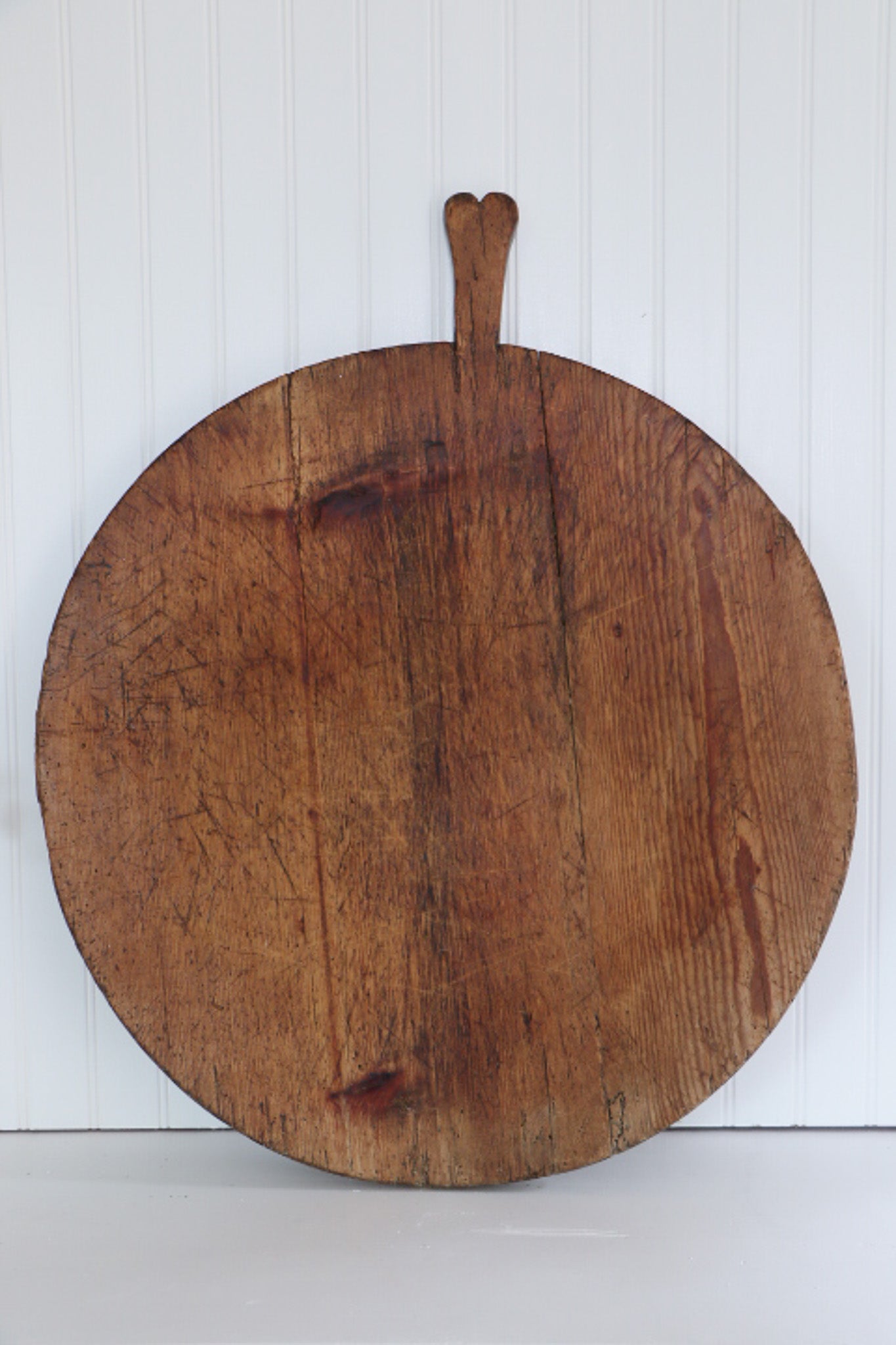 Antique Round Bread Board