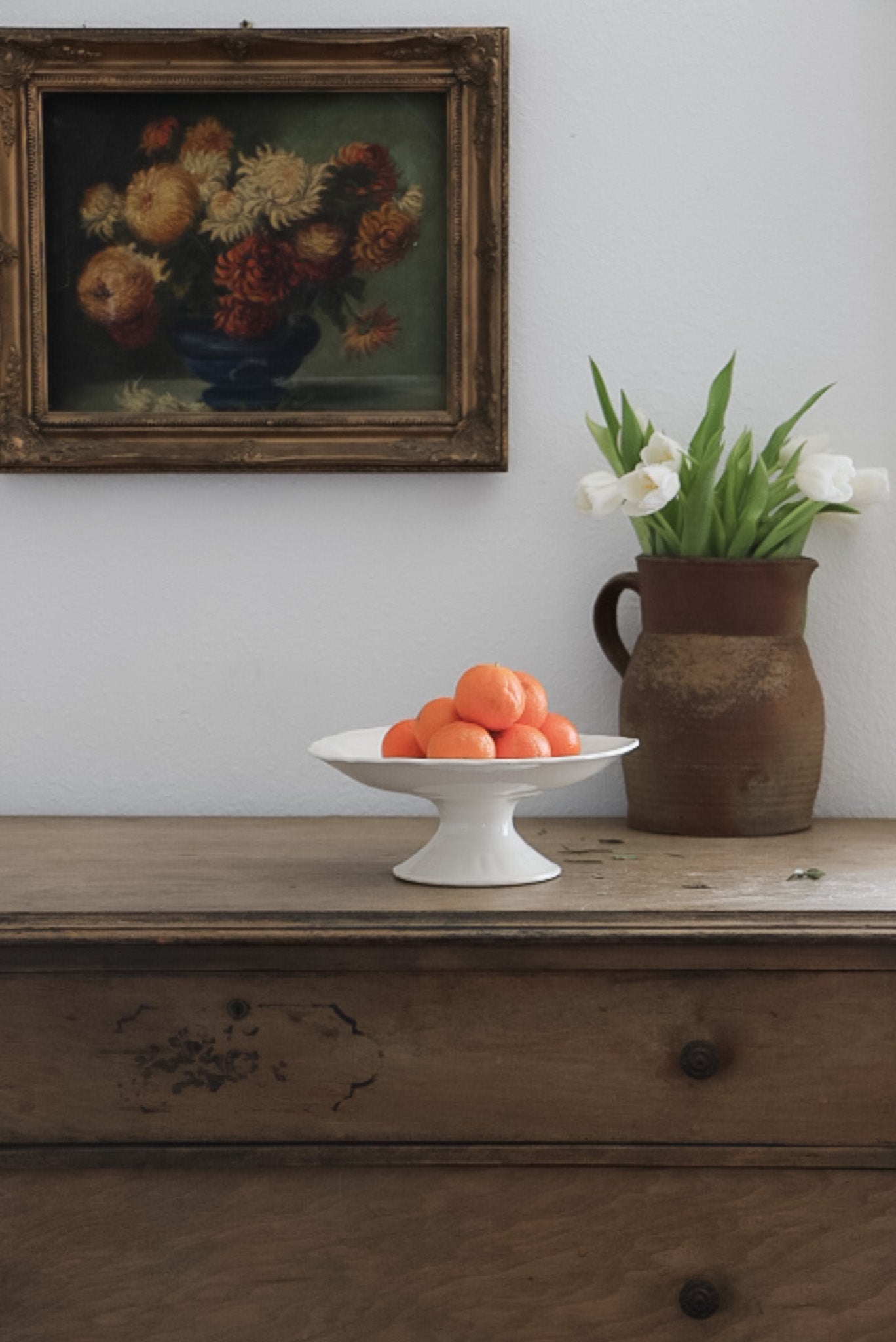 English Vintage Ironstone Cake Stand