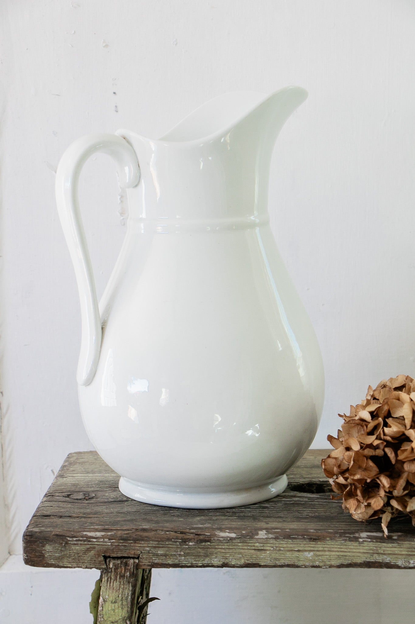 Antique Ironstone Pitcher