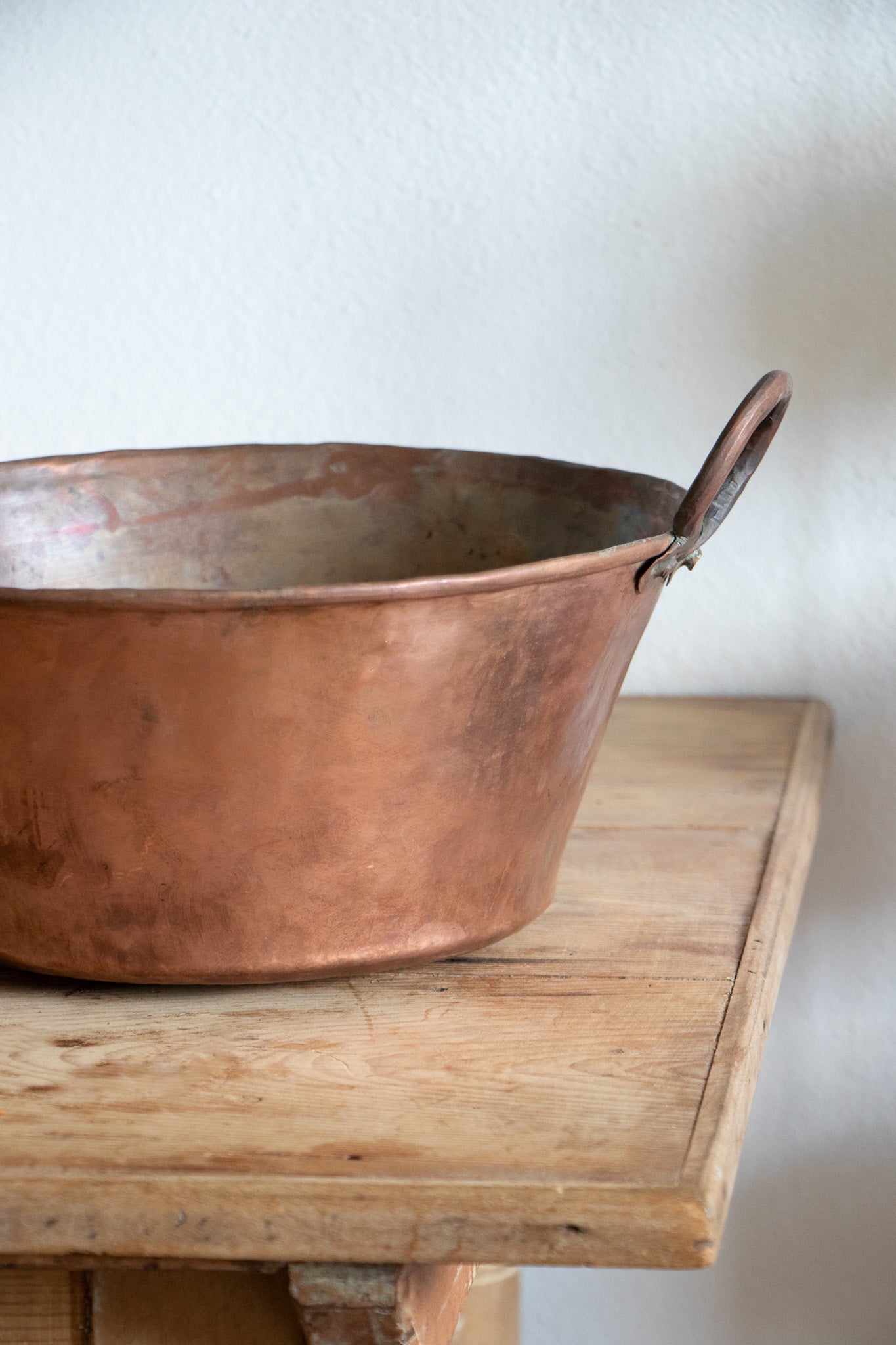 Antique Copper Jam Pot