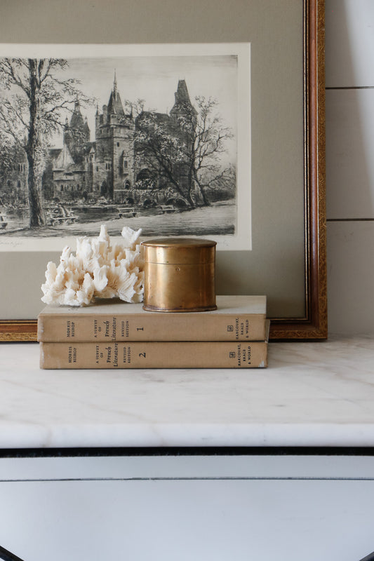 Antique Brass Canister