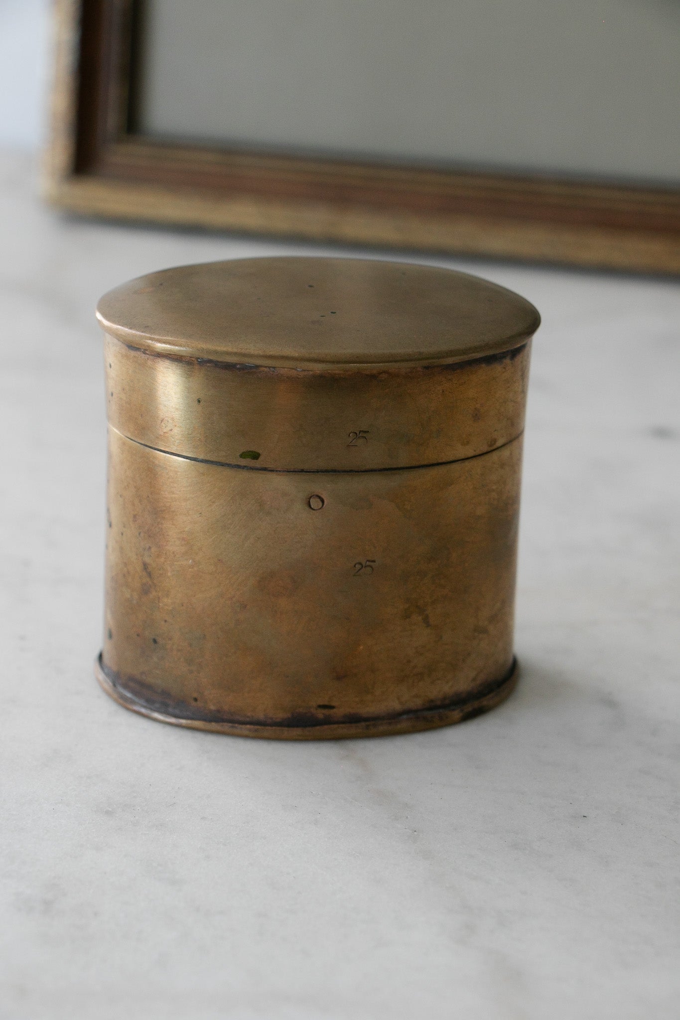 Antique Trench Art Canister