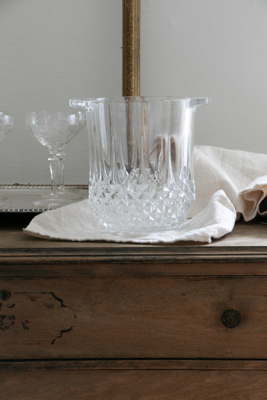 Vintage Cristal D' Arques Champagne Ice Bucket