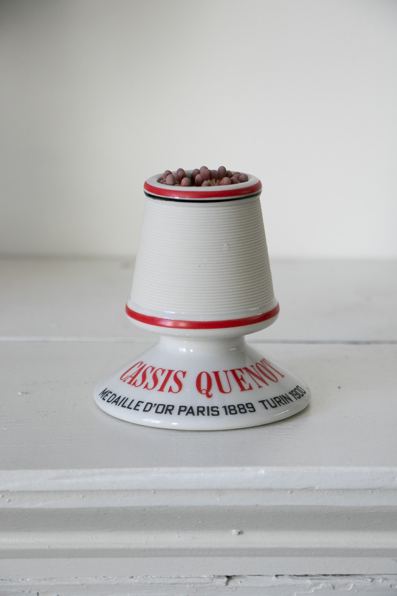 Antique French Cassis Quenot Match Stricker