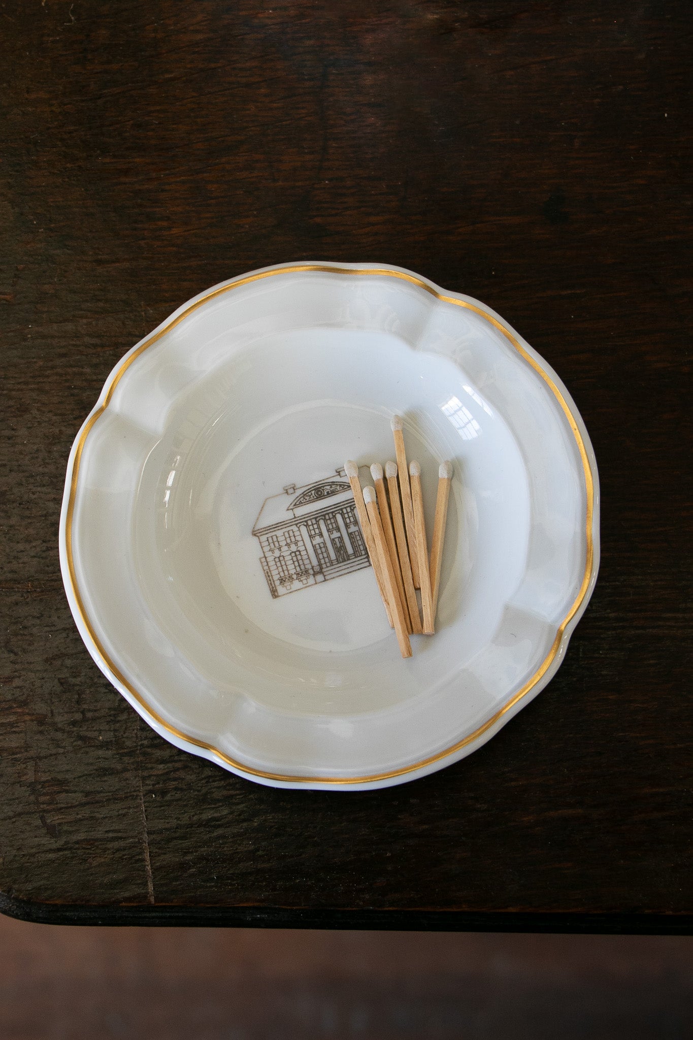 Vintage French Porcelain Dish