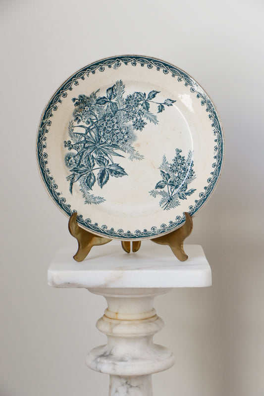 Antique French Transferware Plate