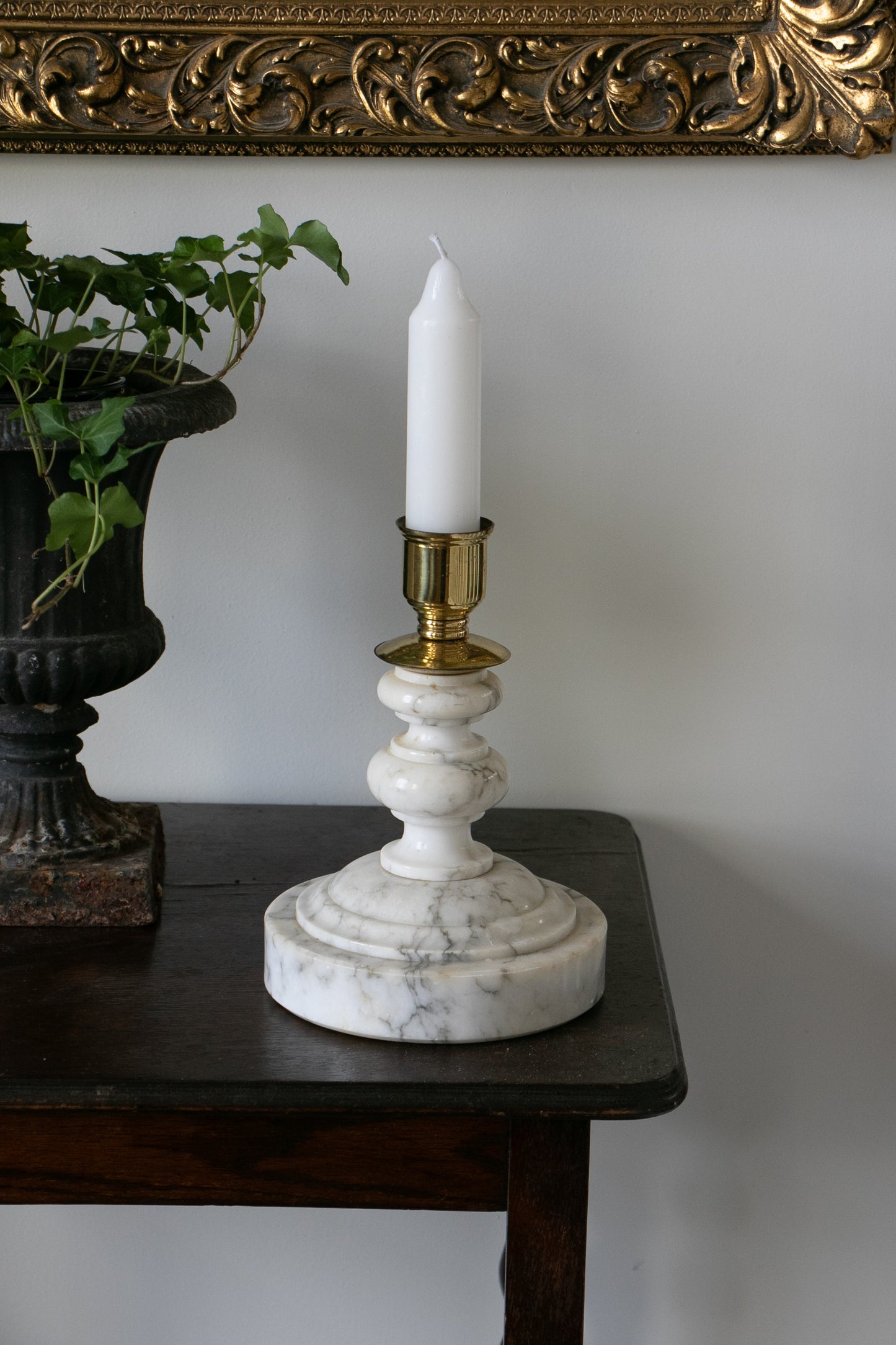 Vintage Marble Candle Holder